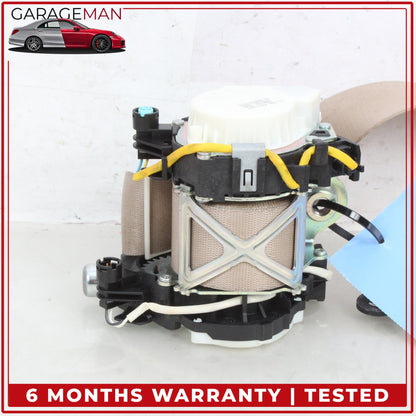 2010-2016 Porsche Panamera 970 Front Right Passenger Side Seat Belt Beige OEM
