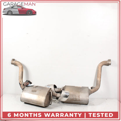 2013-2015 Jaguar XF X250 Exhaust Muffler Left and Right Side Set DX235230AB OEM