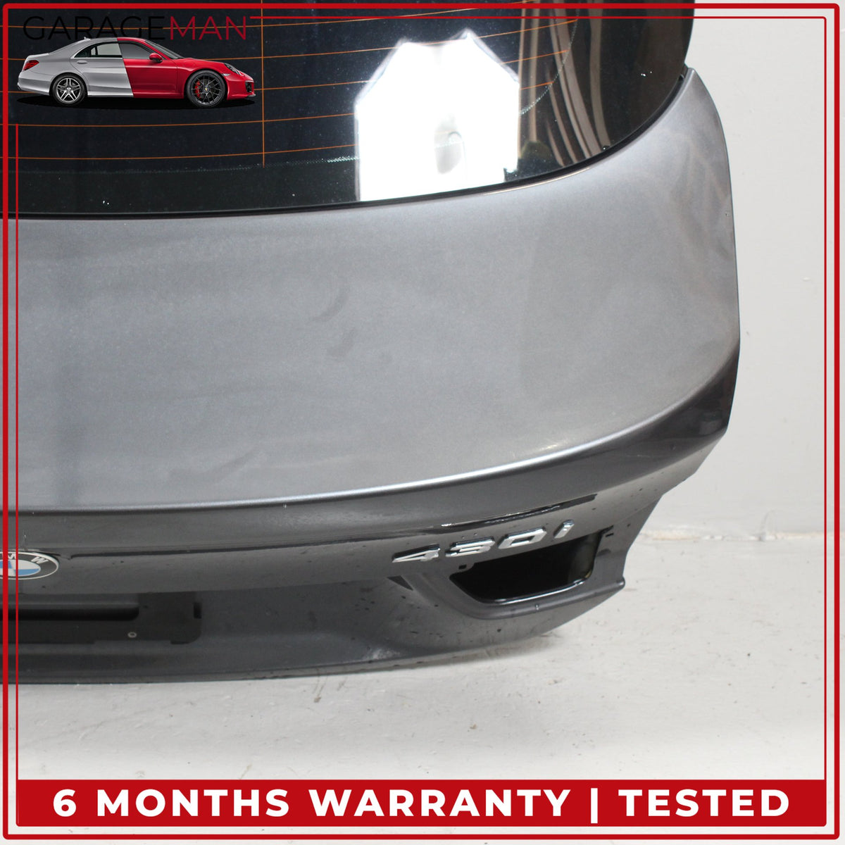 2015-2020 BMW 430i Gran Coupe Trunk Lid Panel Assembly Mineral Gray Metallic OEM