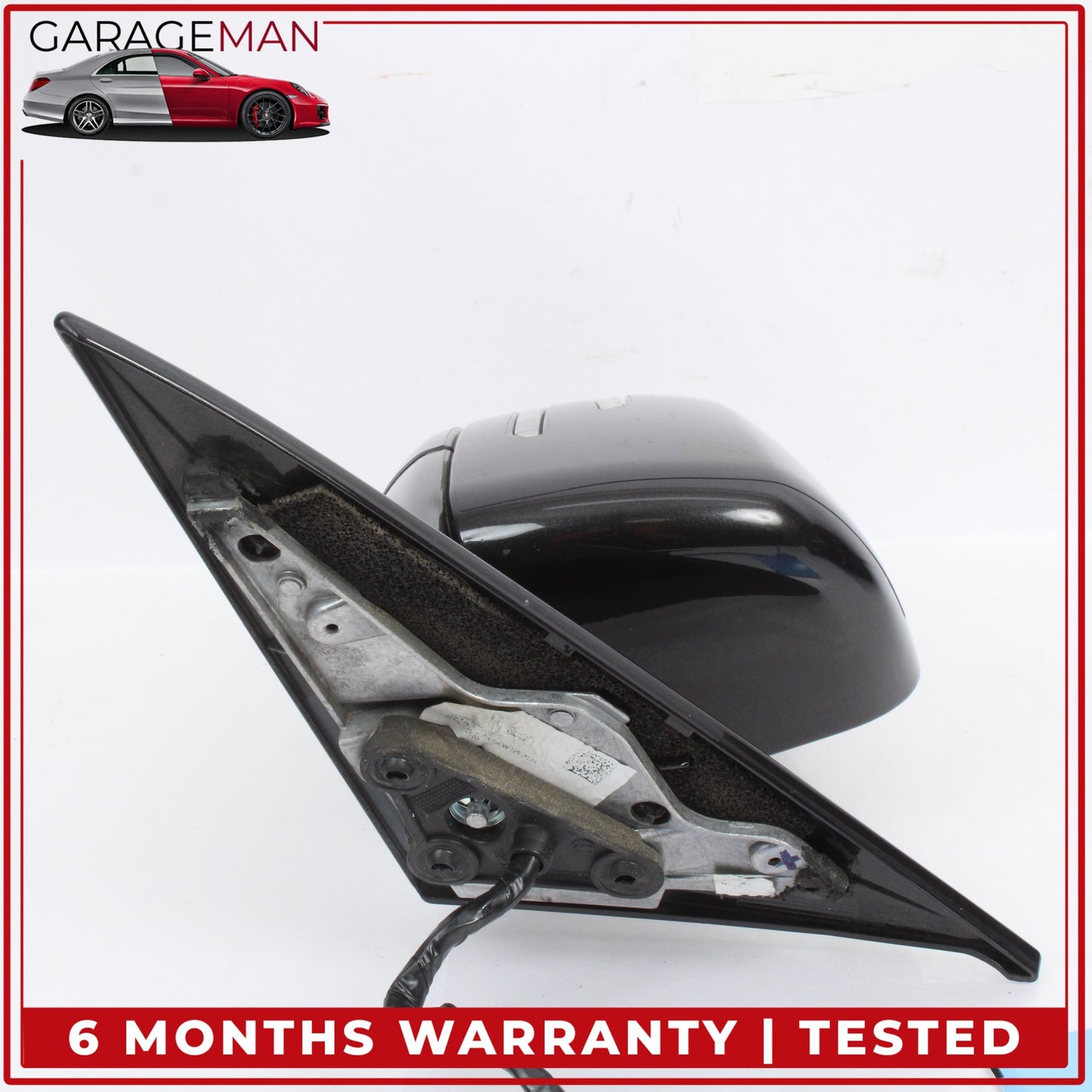 2007-2014 Mercedes-Benz CL550 W216 Coupe Front Right Door Rear View Mirror w/ Blind Spot 2168101476 OEM