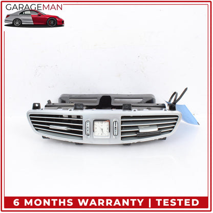 2007-2014 Mercedes W216 CL550 Dashboard Center A/C AC Air Vent w/ Clock OEM