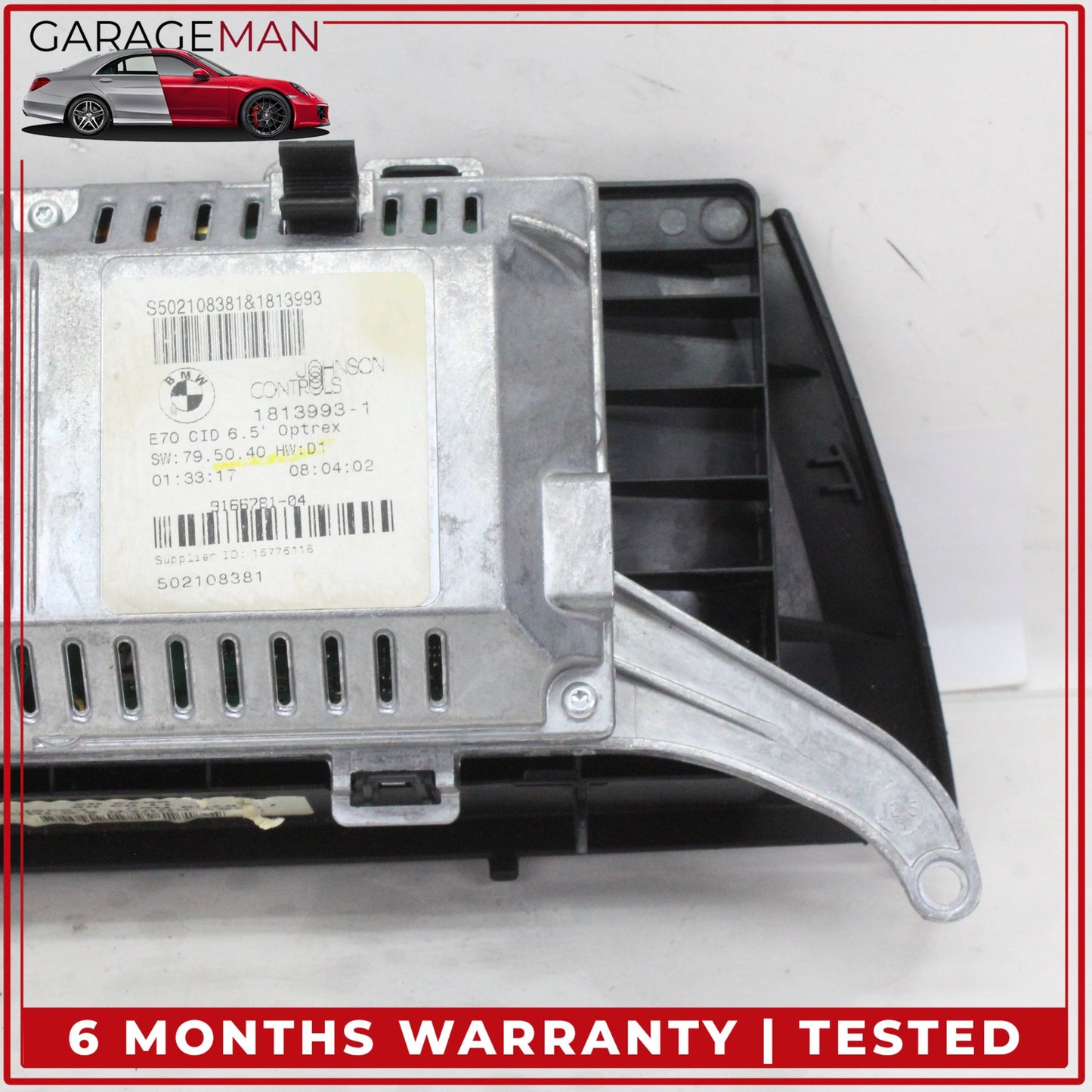 2007-2010 BMW X5 X6 Front Center Dash 6.5'' Display Screen Monitor 9166781 OEM
