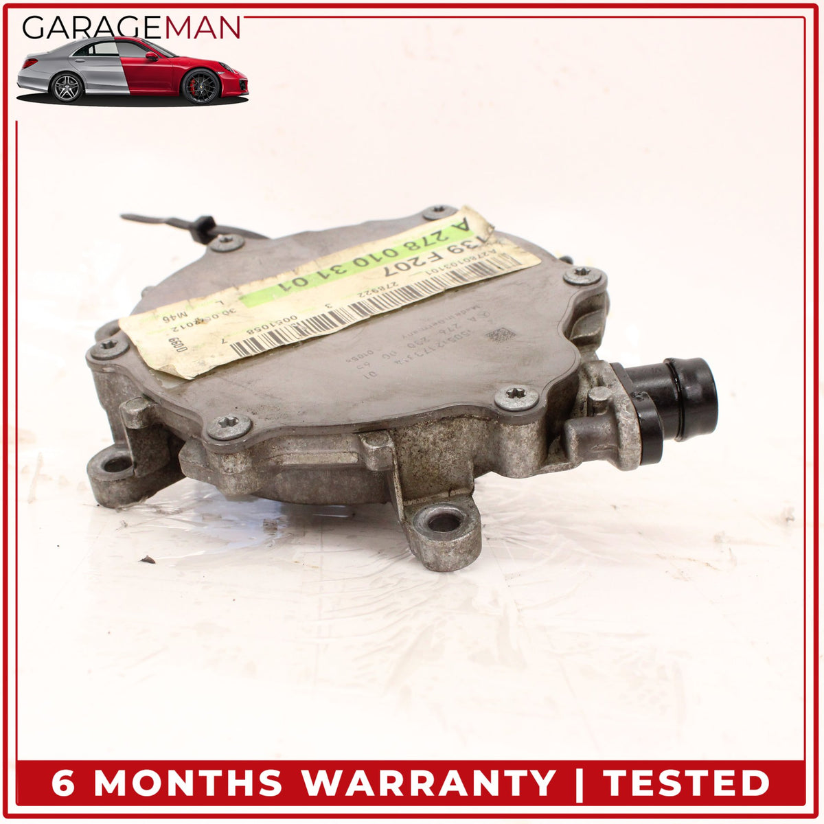 2012-2018 Mercedes C207 E550 Coupe Engine Motor Brake Vacuum Pump 2762300065 OEM