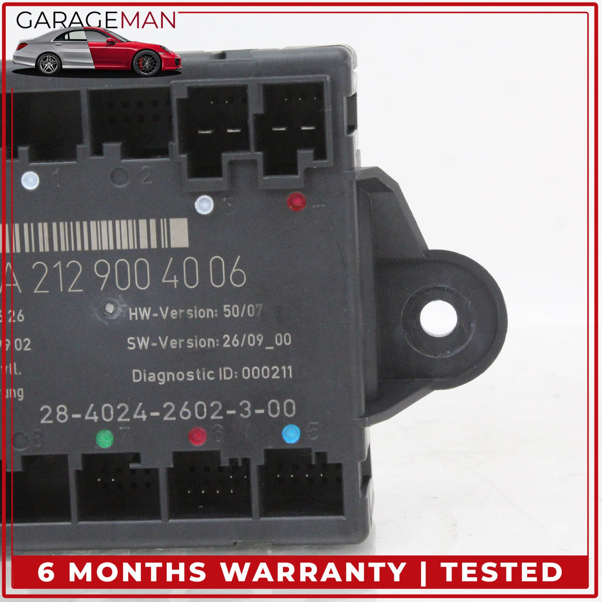 2008-2014 Mercedes W204 C300 Rear Right Side Door Control Module 2129004006 OEM