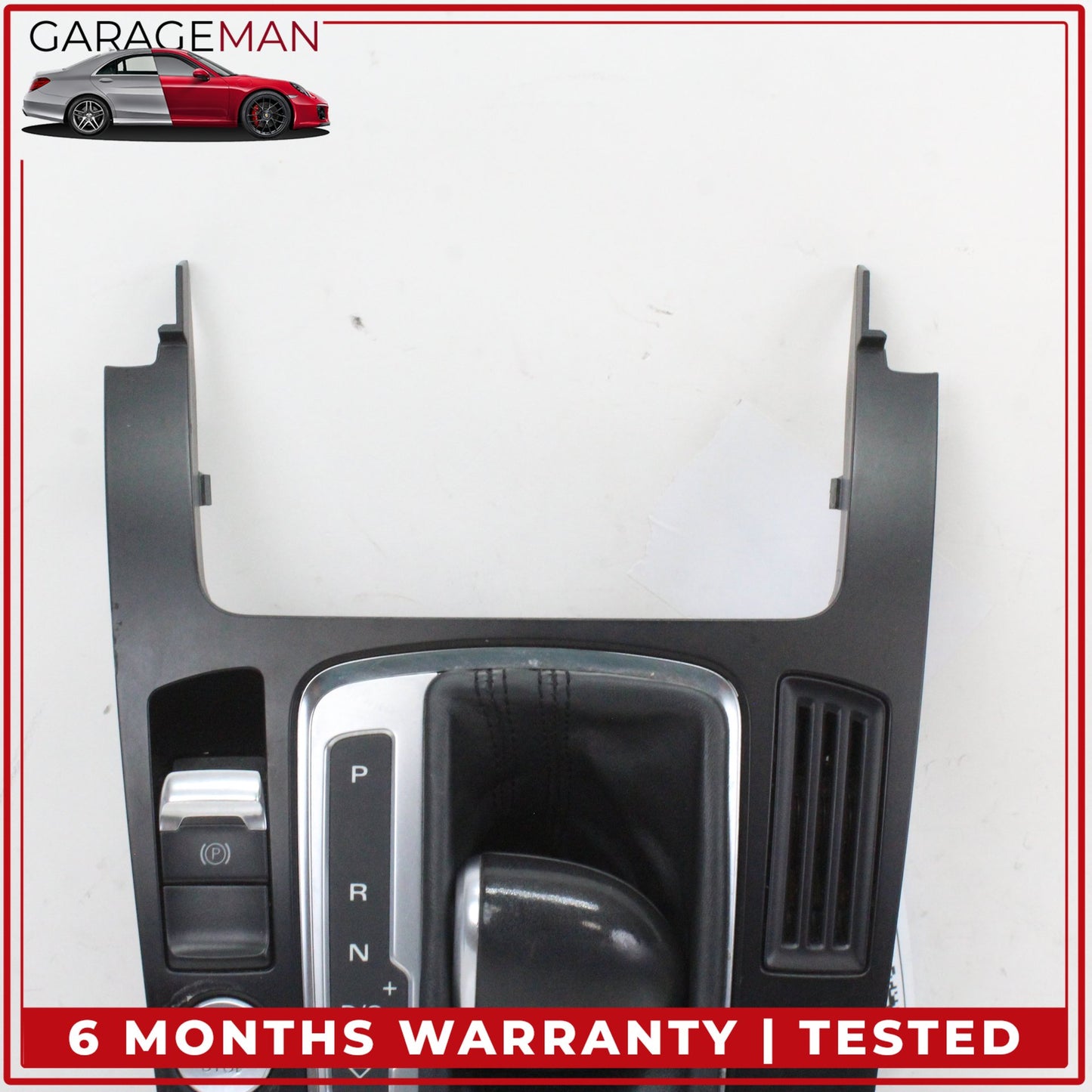 2009-2016 Audi A4 Front Center Console Shifter Knob Boot Trim w/ Switches OEM