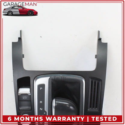 2009-2016 Audi A4 Front Center Console Shifter Knob Boot Trim w/ Switches OEM
