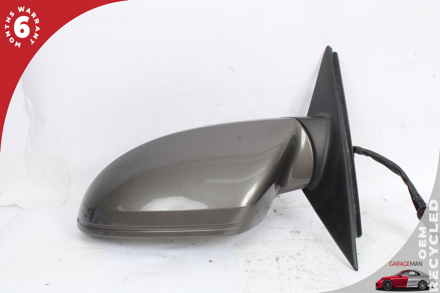 2012-2018 Audi A6 Front Left Side Door Rear View Mirror Brown 4G1857409Q OEM