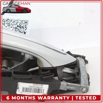 2009-2019 BMW 740i F01 Front Left Side Exterior Door Handle Silver Metallic OEM
