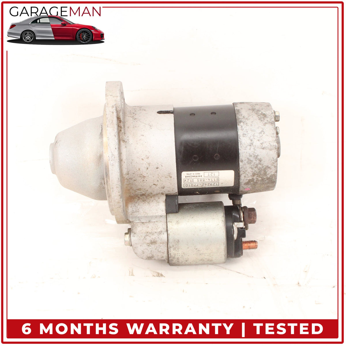 Yanmar 3TNV82A-SYB 3 Cyl Diesel Engine Motor Starter 12924277010 OEM