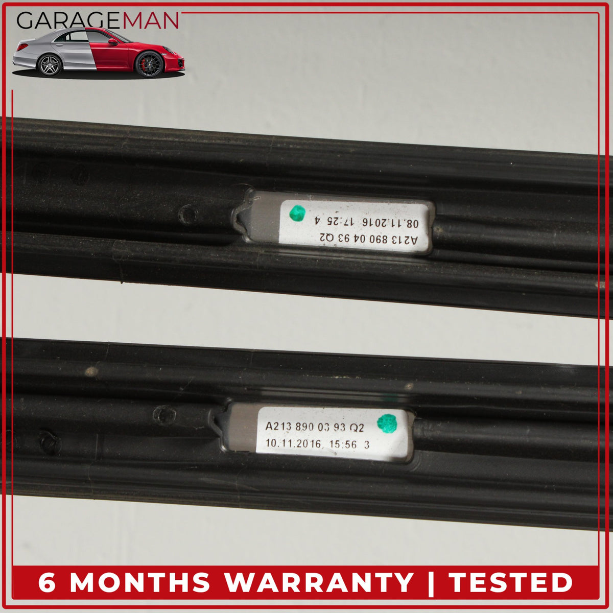 2017-2023 Mercedes-Benz E400 S213 Luggage Roof Rack Rail Crossbar (Set of 2) OEM