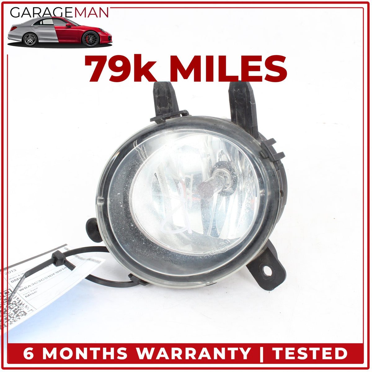 2012-2015 BMW 320i xDrive Front Left Driver Side Fog Light Lamp 7248912 OEM