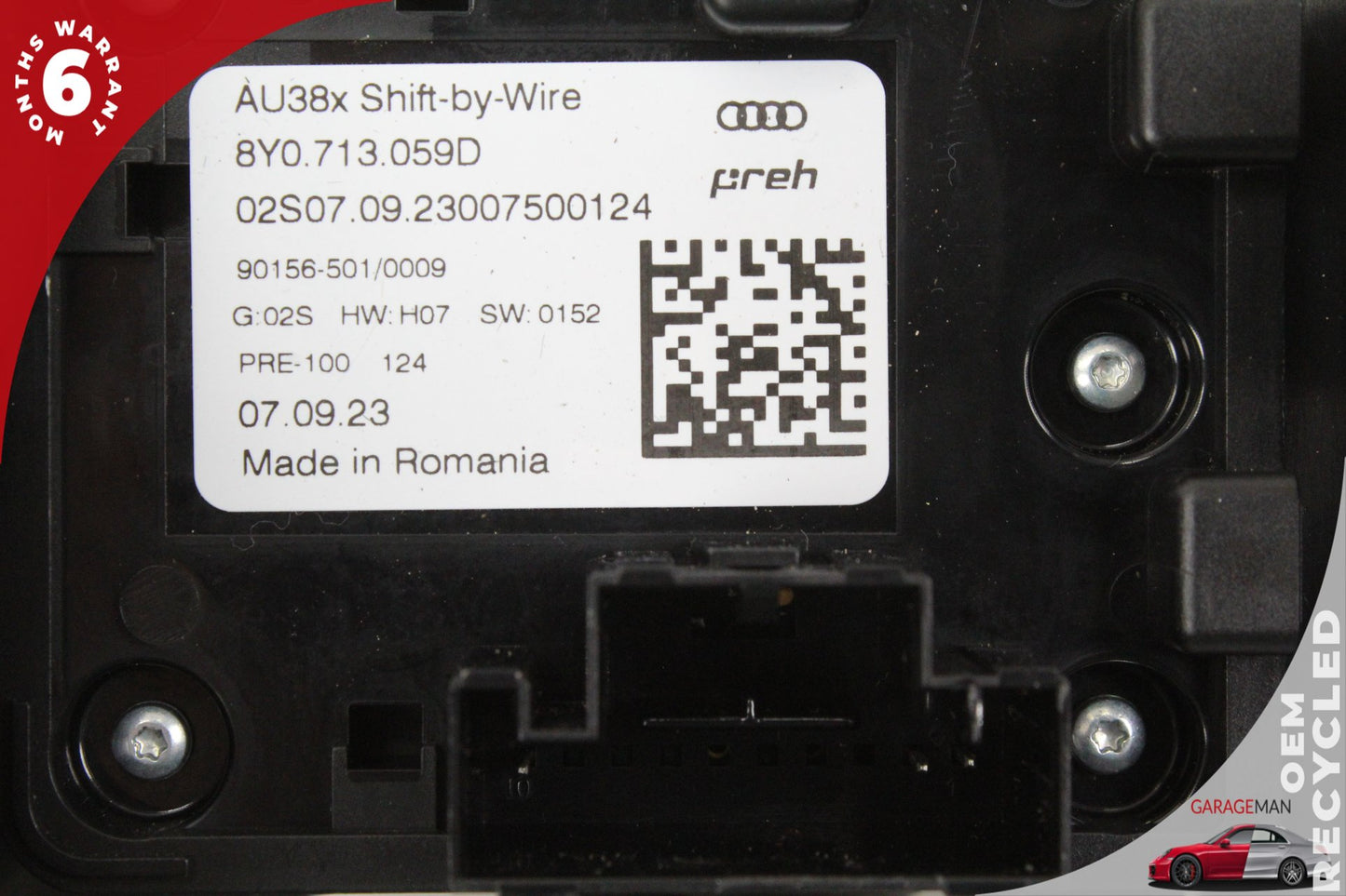 2022-2024 Audi A3 S3 Automatic Gear Selector Switch Assembly 8Y0713059E OEM