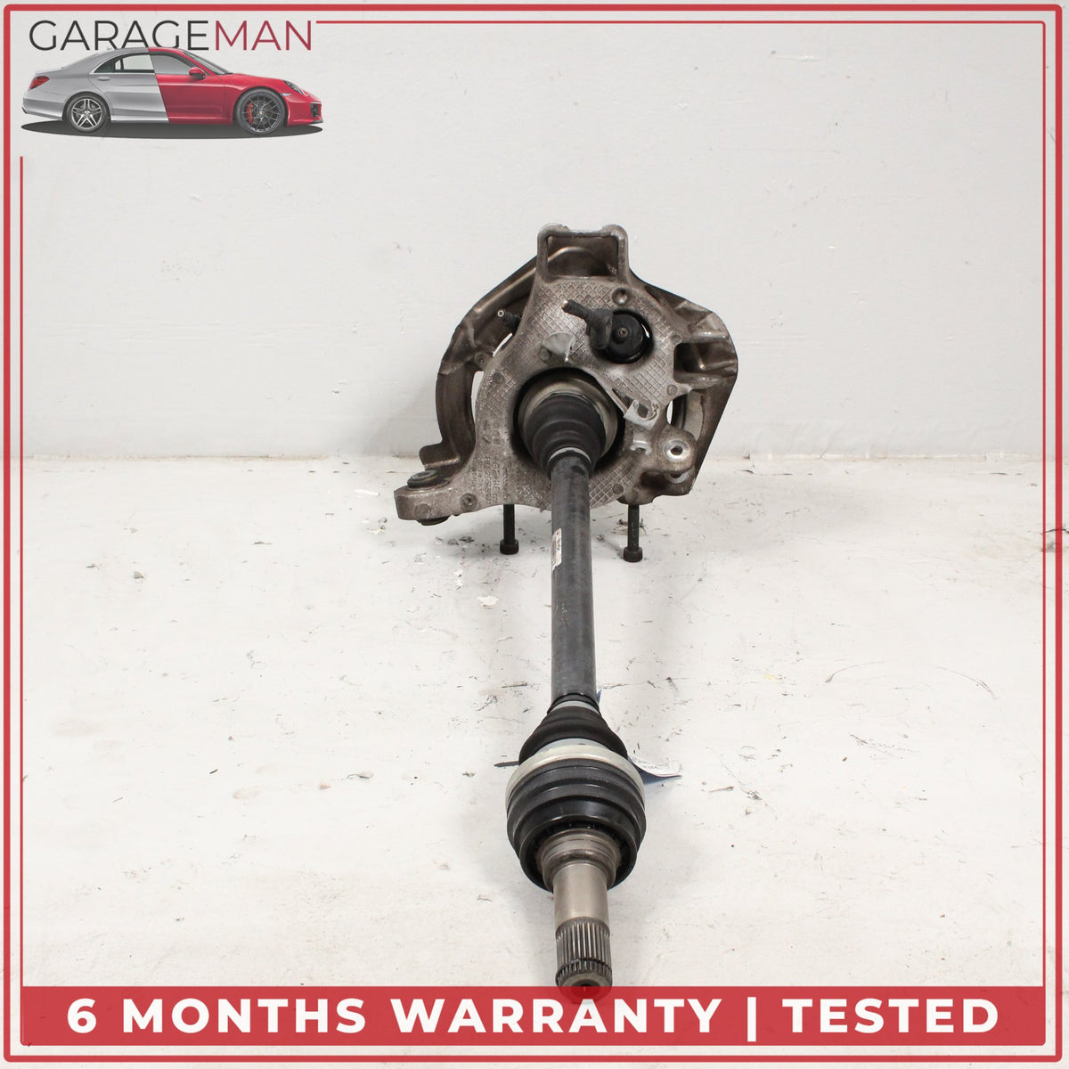 2010-2016 Porsche Panamera Rear Right Spindle Knuckle Wheel Hub w/ Shaft OEM