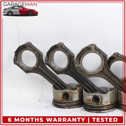 1998-2006 Mercedes W220 S430 Engine Motor Piston Connecting Rod Set of 8 OEM