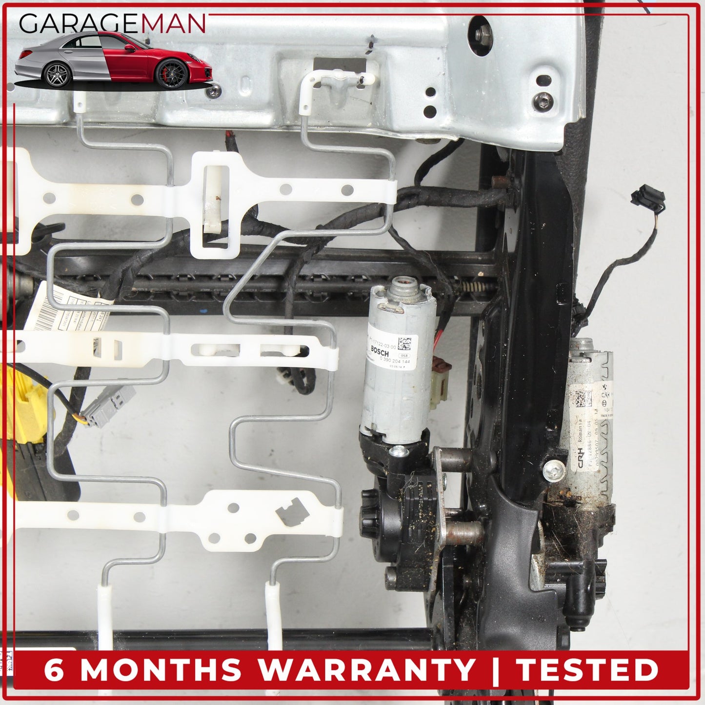 2012-2020 BMW 328i Front Right Seat Track Rail Frame w/ Heat Module & Motors OEM