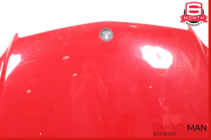 2003-2008 Mercedes R230 SL500 SL55 AMG SL550 Hood Cover Panel Assembly Red OEM
