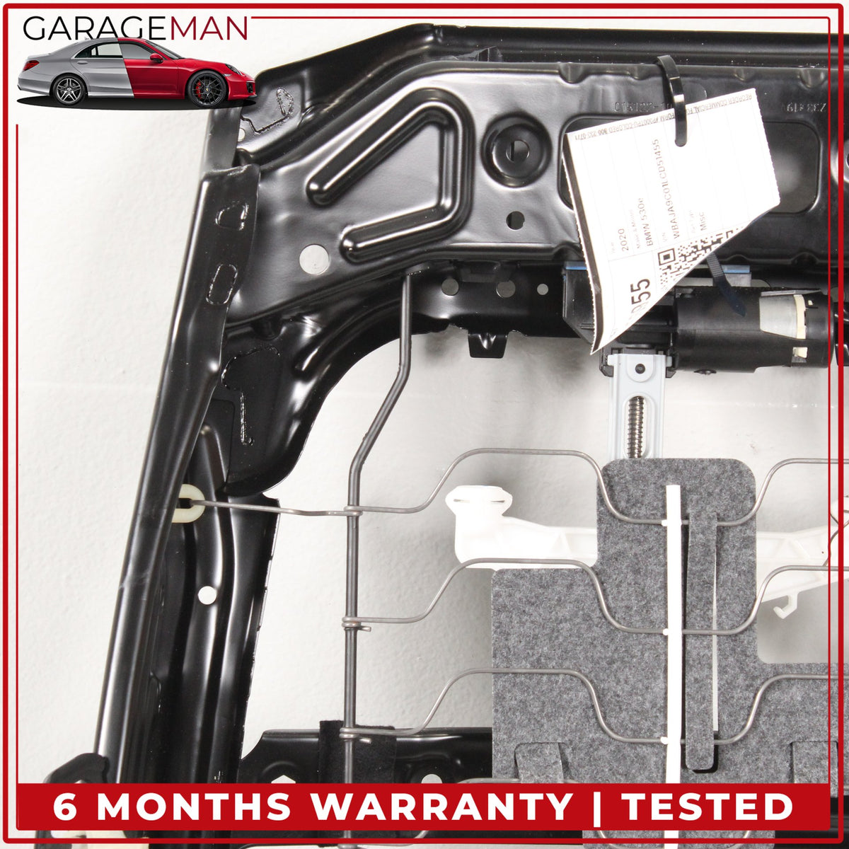 2017-2023 BMW 530e G30 Front Left Side Seat Backrest Frame Rail 7457276 OEM
