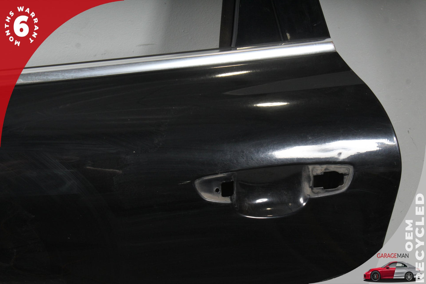 2011-2018 Porsche Cayenne 958 Rear Left Side Door Shell Black 95853301100 OEM