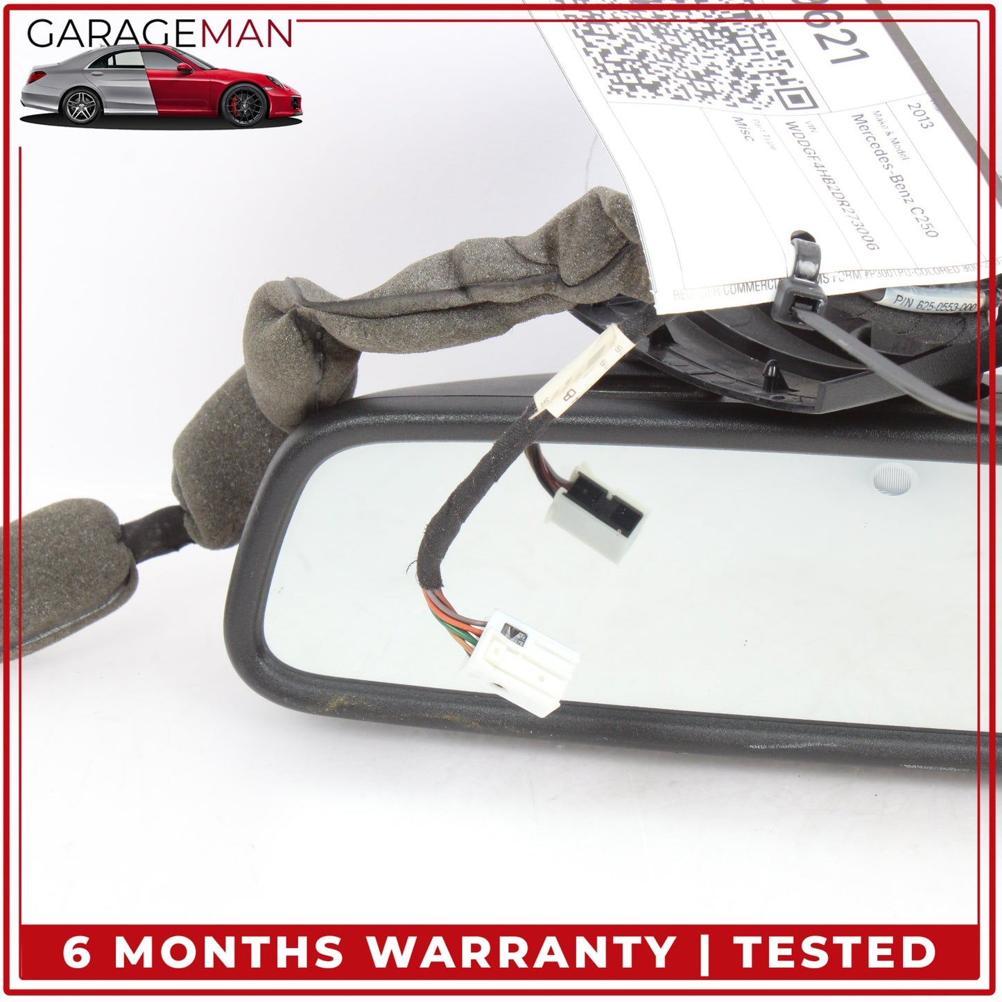 2012-2017 Mercedes W204 C250 C350 E350 Interior Rear View Mirror 2048104317 OEM