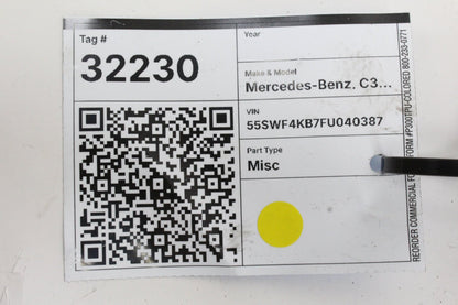 2014-2016 Mercedes-Benz C300 W205 Gearbox Transmission Control Unit TCU 00027044