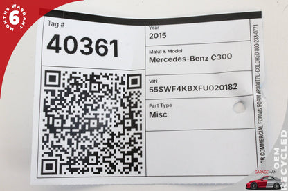 2015-2019 Mercedes W205 C300 GLC300 Dash Navigation Display Screen Monitor OEM