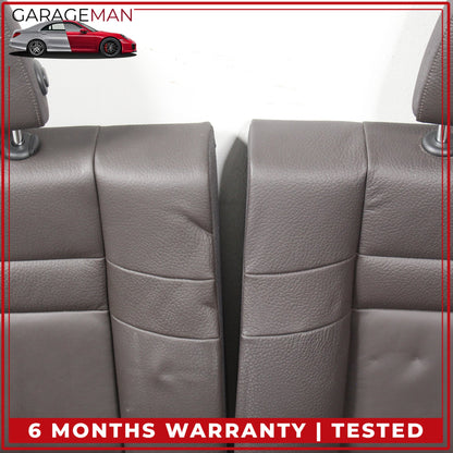 2014-2021 BMW i3 Rear Upper and Lower Seat Bench Cushion w/ Headrest Brown OEM