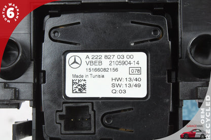 2015-2018 Mercedes-Benz C300 W205 Dash Hazard Control Switch A2059053901