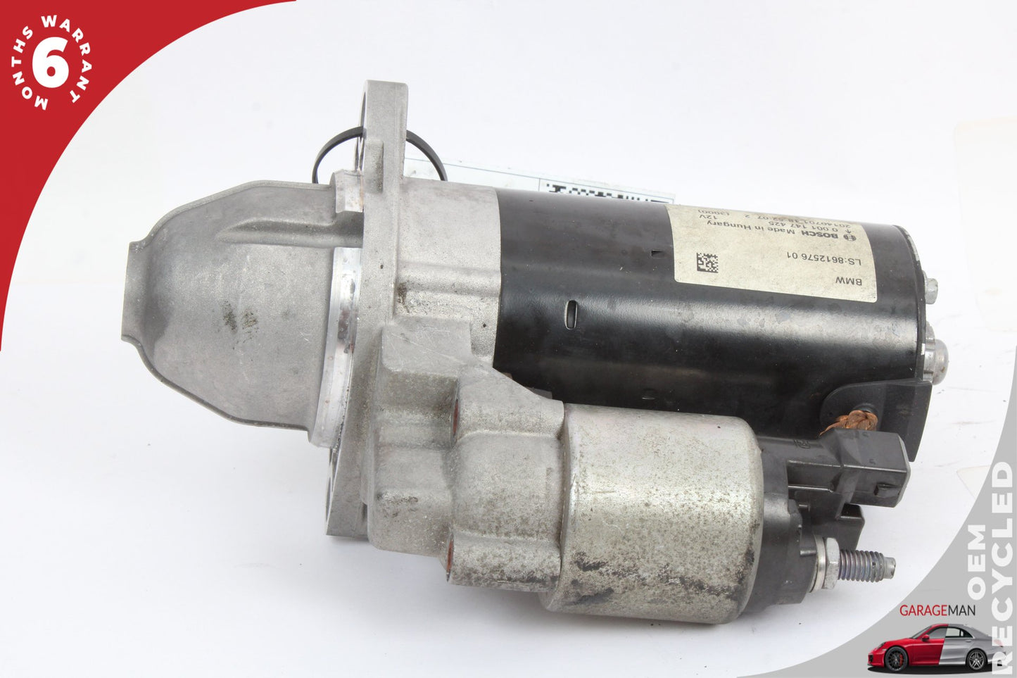2012-2018 BMW 320i 328i 340i F30 2.0L Engine Starter Motor Bosch 12V 8612576 OEM