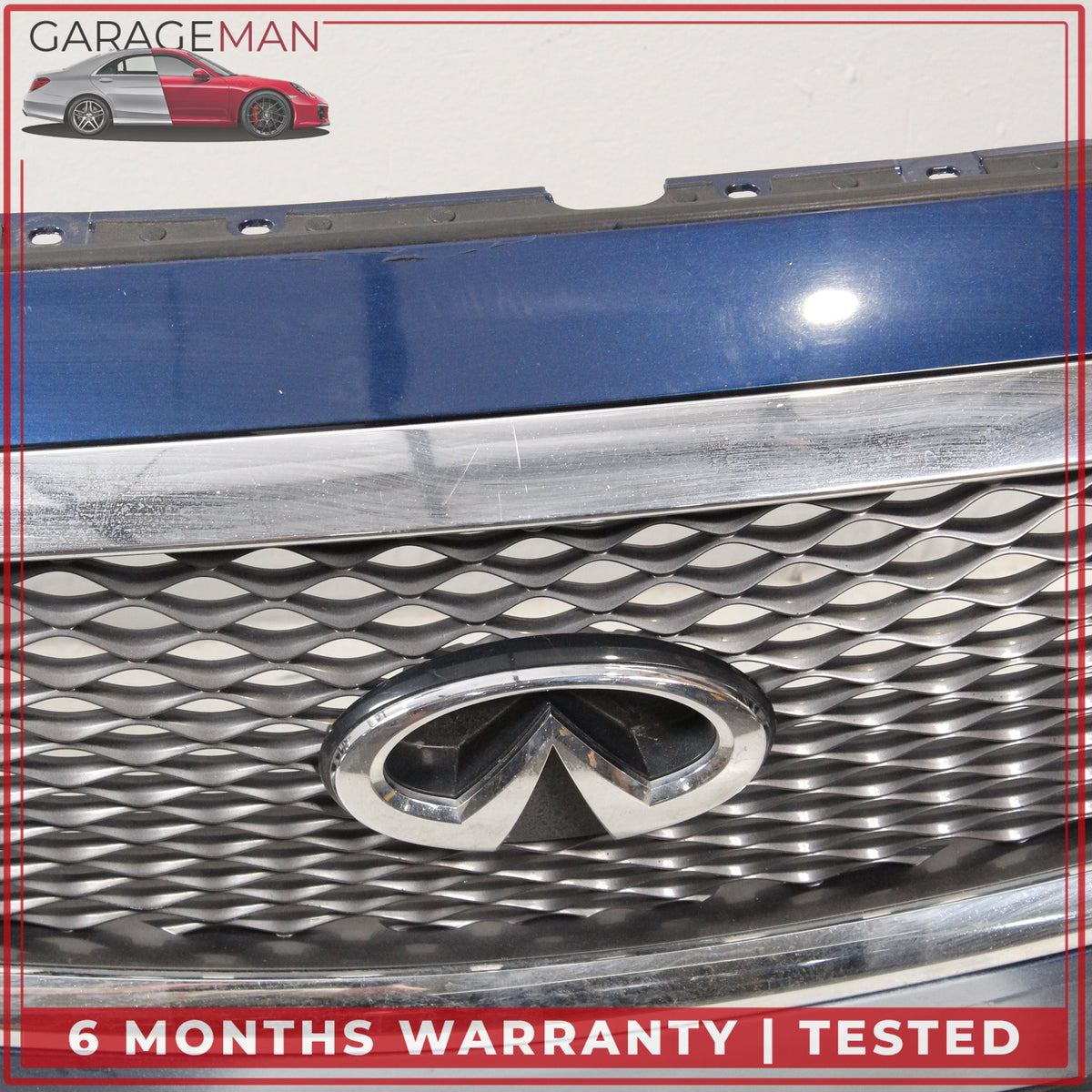 2014-2017 Infiniti Q50 V37 Front Bumper Cover Assembly w/ Grille 620224HE0H OEM