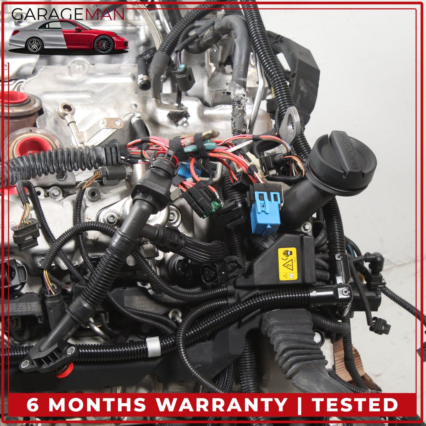 2008-2013 BMW 550i GT 650i 750i X5 X6 RWD 4.4L Engine Motor N63B44O0 OEM 154K