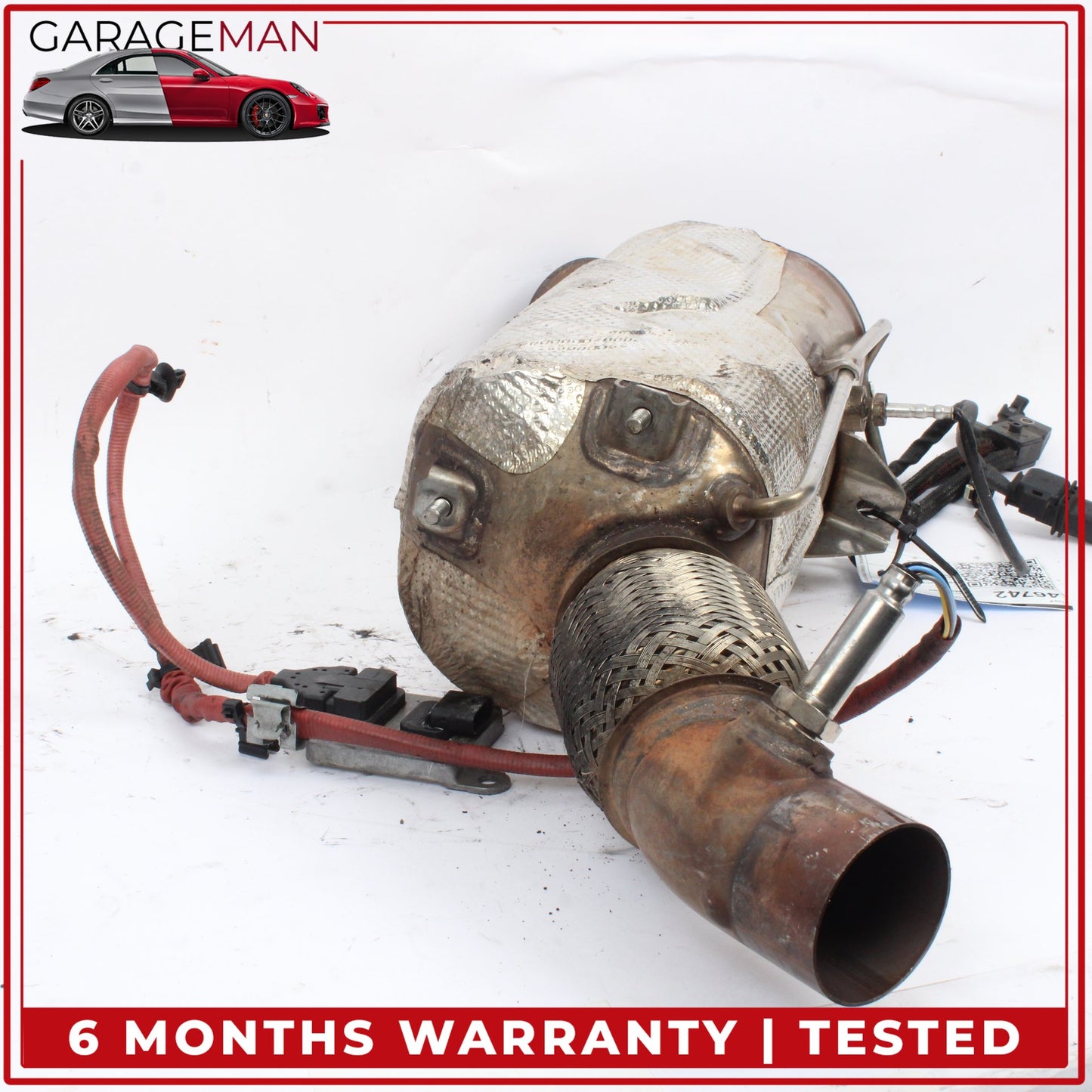 2014-2018 BMW 328d DPF Diesel Particulate Filter Exhaust Pipe w/ NOX Sensor 8518141