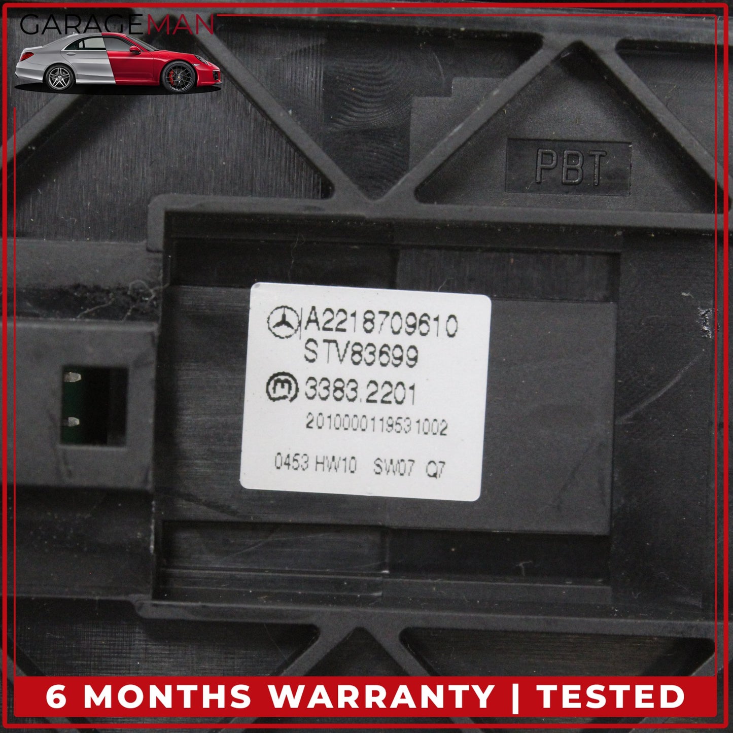 2007-2014 Mercedes-Benz S400 S-Class W221 Sedan Rear Left Or Right Window Control Switch 2218709610 OEM