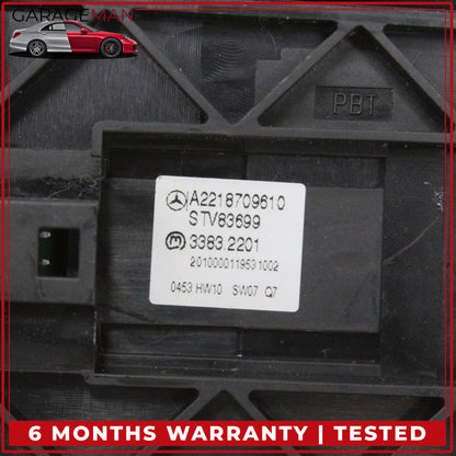 2007-2014 Mercedes-Benz S400 S-Class W221 Sedan Rear Left Or Right Window Control Switch 2218709610 OEM