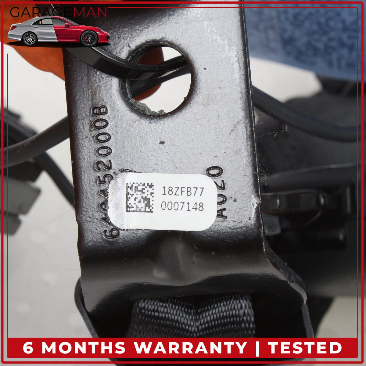 2017-2023 Tesla Model 3 Rear Centre Middle Seat Belt Buckle 145770401A OEM