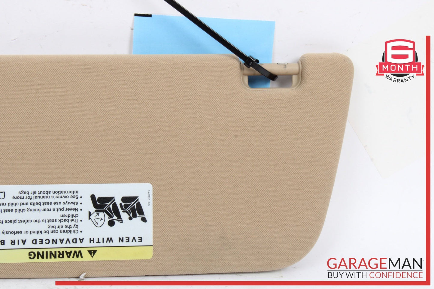 2007-2014 Mercedes W221 S550 Front Right Side Sun Visor Sunvisor 2218101210 OEM