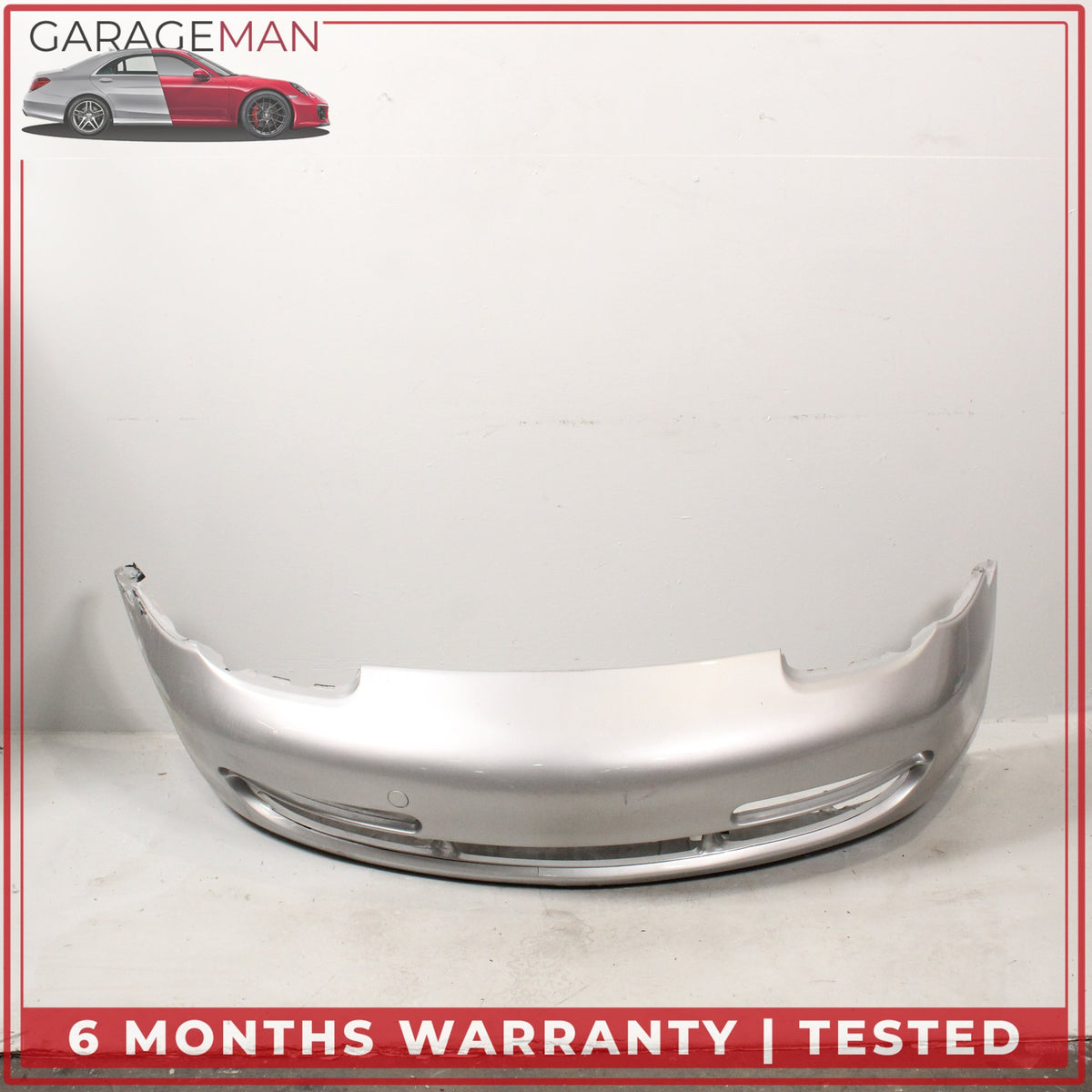1999-2001 Porsche 911 Carrera 996 Front Bumper Cover Arctic Silver Metallic OEM