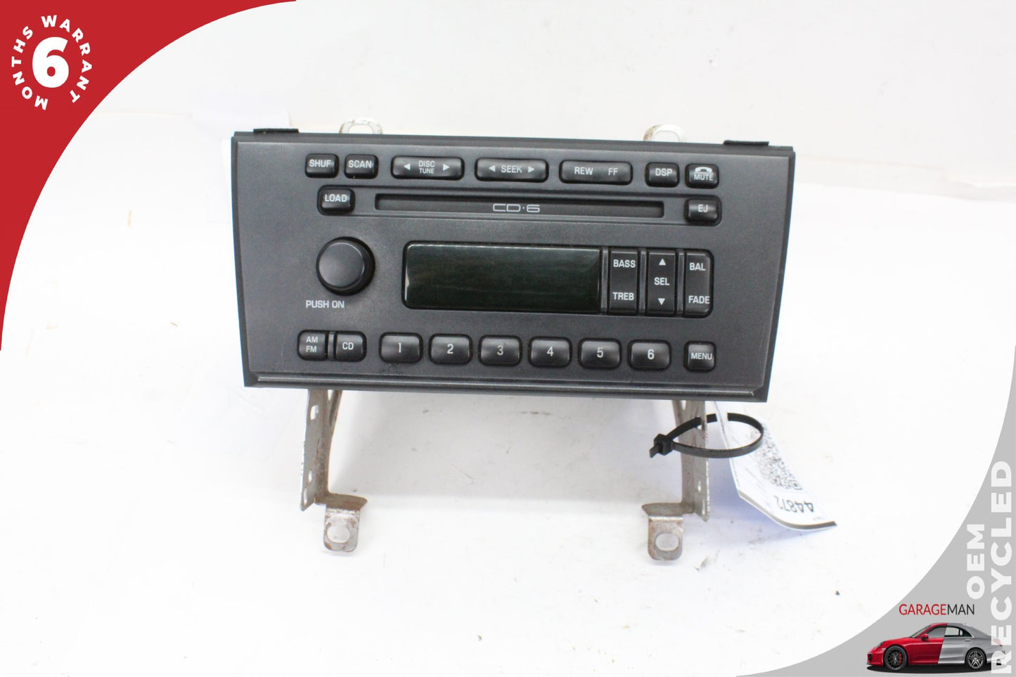 2002-2005 Ford Thunderbird Front Radio Stereo 6 Disk CD Player 1W6F18C815BF OEM