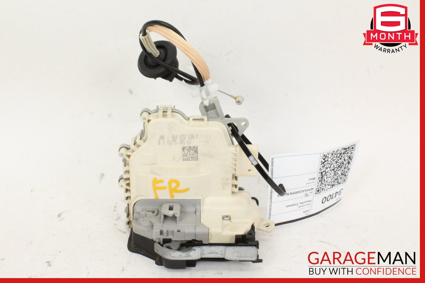 2012-2019 Porsche Cayman 981 Front Right Side Door Lock Actuator 8J1837016F OEM