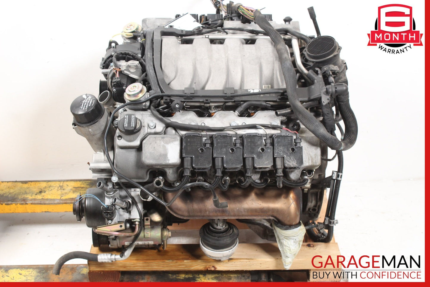 2003-2006 Mercedes R230 SL500 RWD Engine Motor Block Assembly OEM 104K