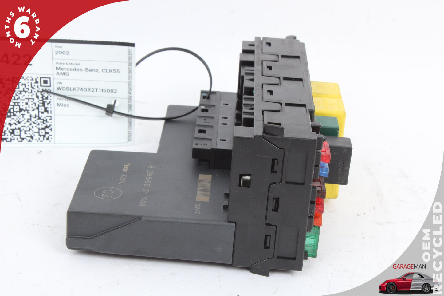 1998-2003 Mercedes-Benz CLK55 AMG W208 Front SAM Module Relay Fuse Box OEM