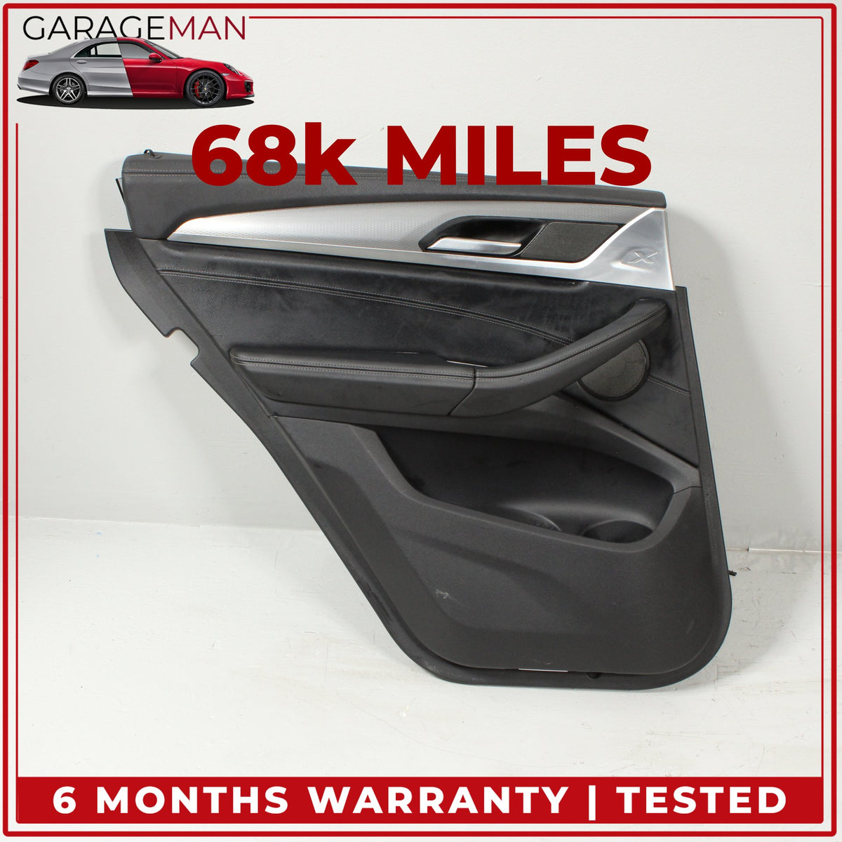 2018-2024 BMW X3 G01 Rear Left Driver Side Interior Door Trim Cover Panel OEM