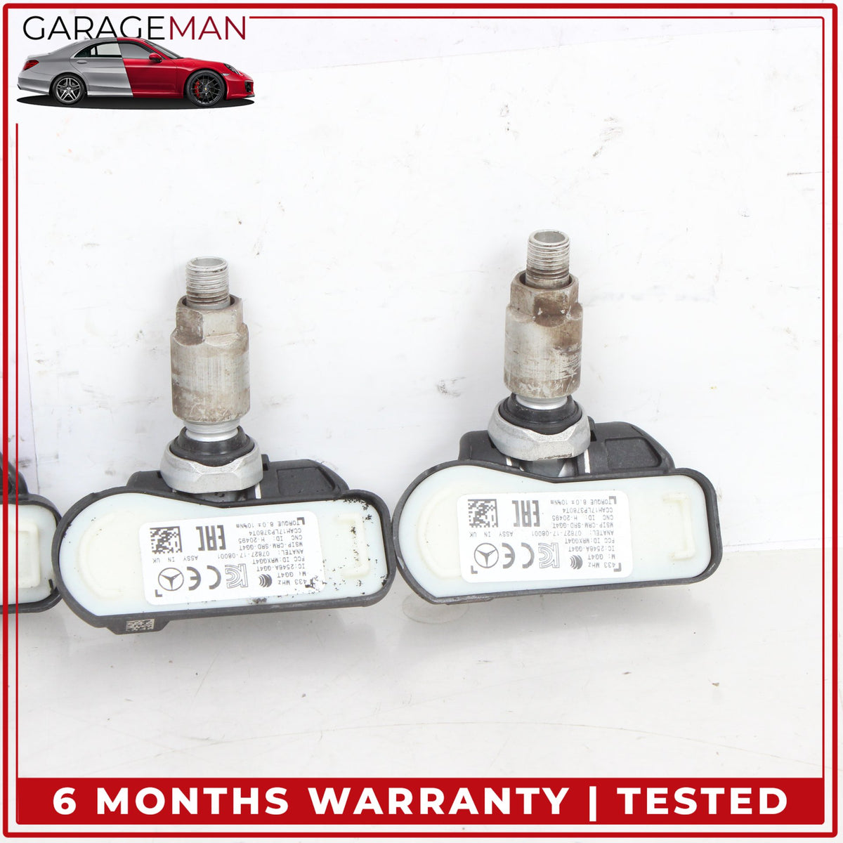2012-2020 Mercedes X156 GLA250 TPMS Tire Pressure Monitor Sensor Set of 4 OEM