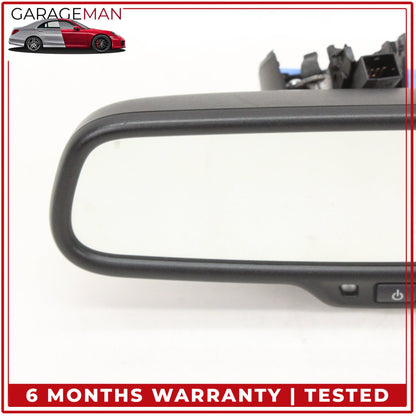 2012-2018 Audi A6 Front Upper Windshield Rear View Mirror Black 8T0857511 OEM