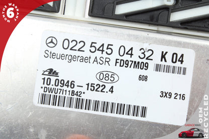 1997-2000 Mercedes R170 SLK230 ASR ABS Control Module Unit 0225450432 OEM