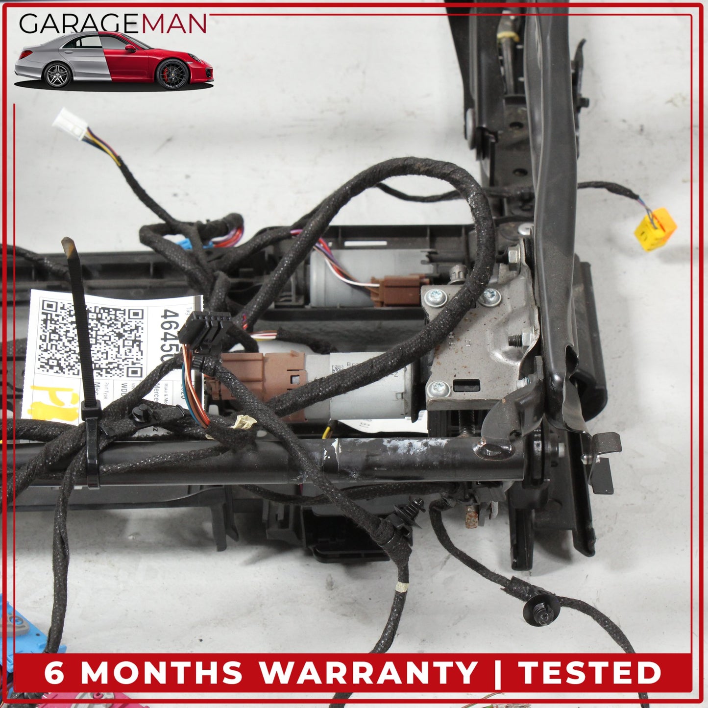 2015-2023 Mercedes W205 C300 C400 Front Left Seat Rail Track Frame w/ Motors OEM