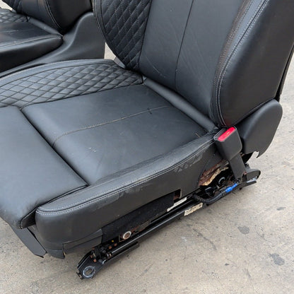 2016-2020 Infiniti Q50 V37 Red Sport Front and Rear Complete Seat Assembly OEM