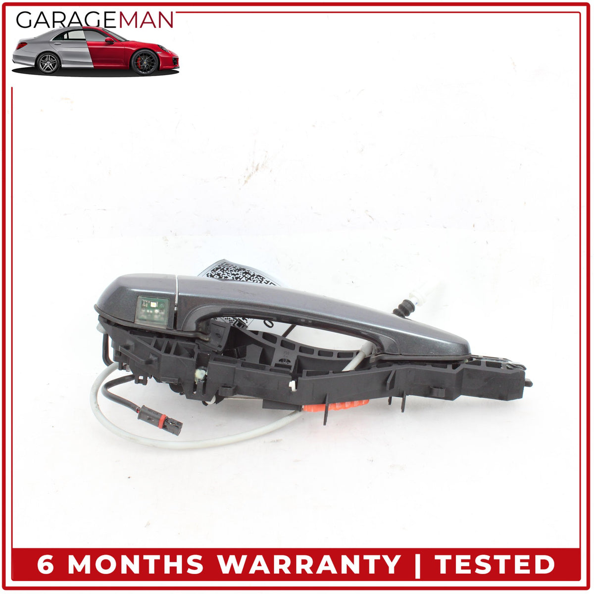 2014-2020 BMW 430i Gran Coupe Rear Right Side Exterior Door Handle Gray OEM