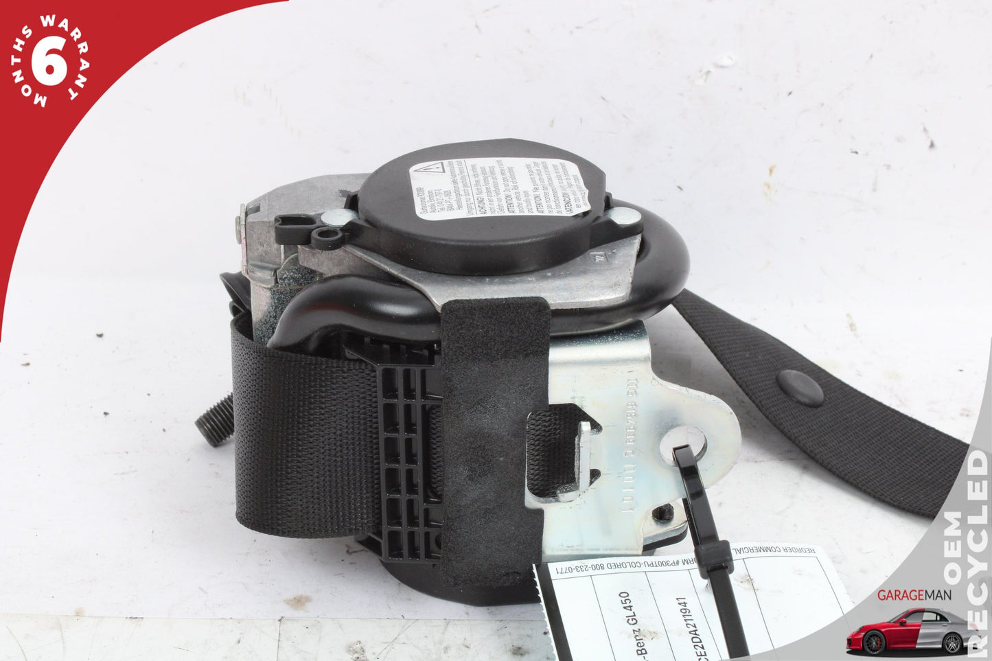 2013-2019 Mercedes X166 GL450 Rear Left 3rd Row Seat Belt 1668601786 OEM