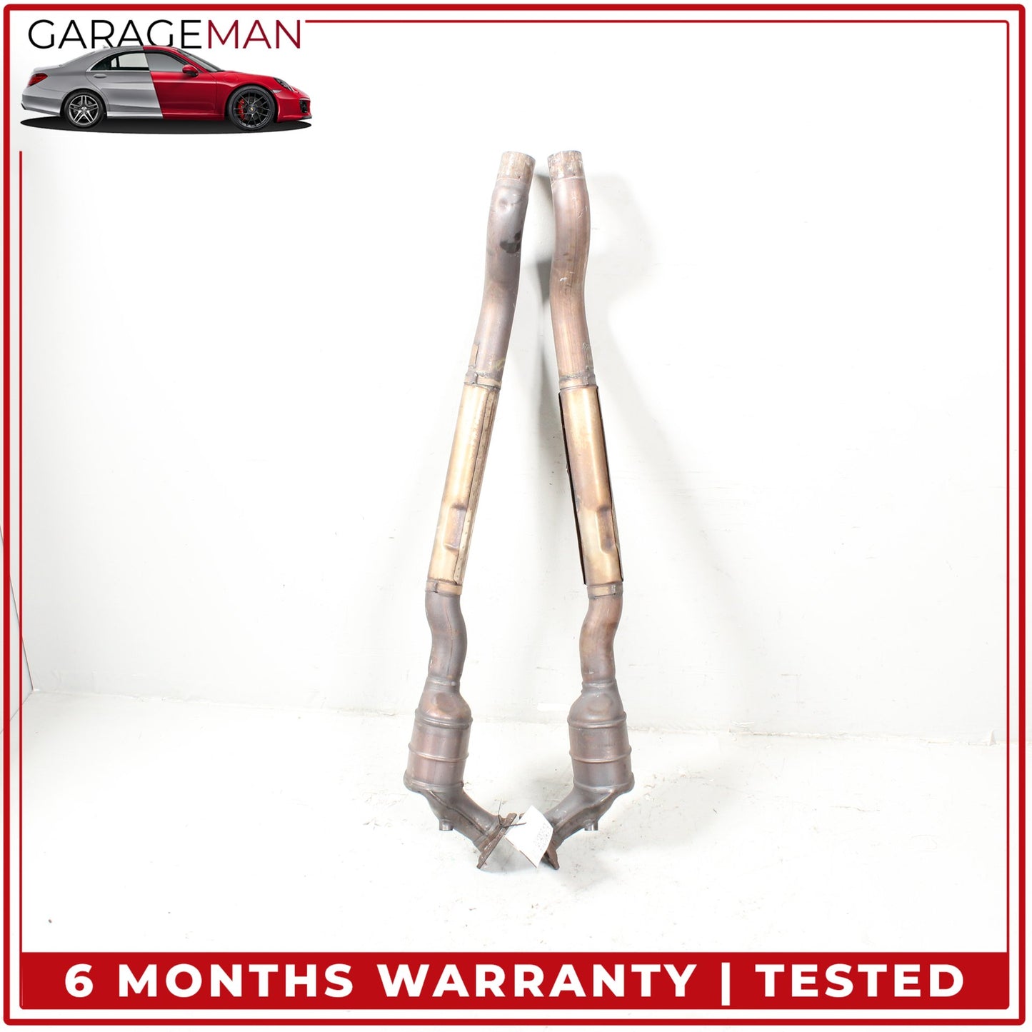 2004-2019 Maserati GranTurismo M145 Left and Right Side Exhaust Downpipe Set OEM