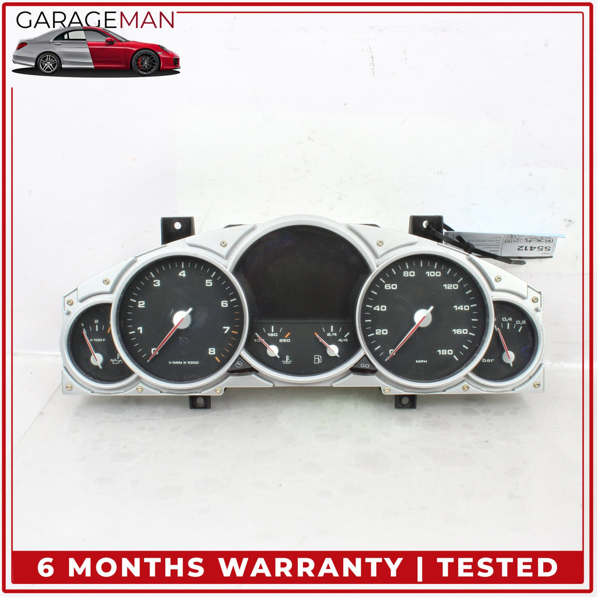 2005-2006 Porsche Cayenne 955 Speedometer Instrument Cluster 7L5920980A OEM
